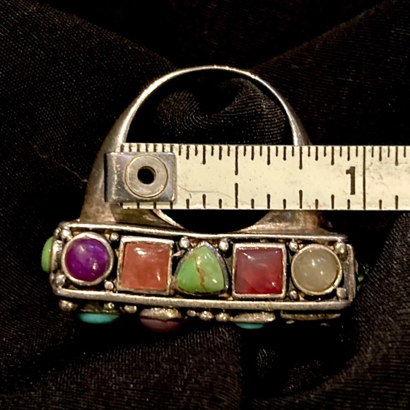 Rare vintage southwest ring silver - Picture 8 of 10